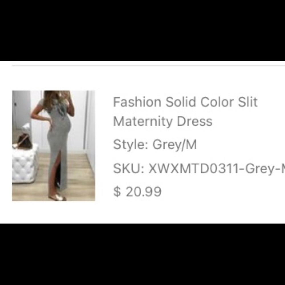 Grey Maxi Dress